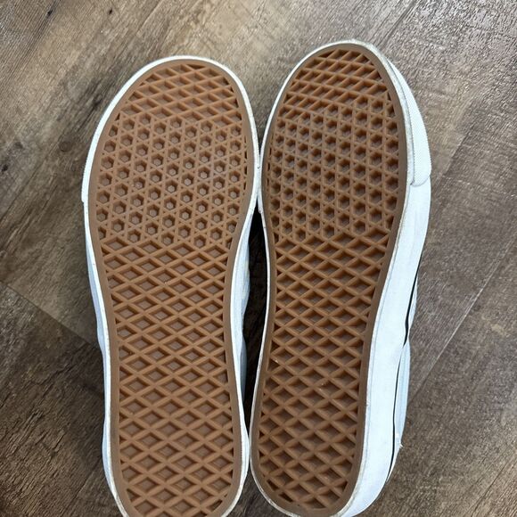 Vans ComfyCush Blue White Checker Skateboard Shoes Unisex Men US 9.5 Women 11 - Picture 7 of 9